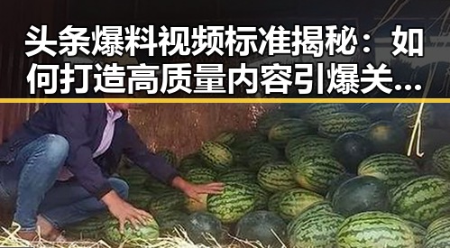 头条爆料视频标准揭秘:如何打造高质量内容引爆关注?🤔